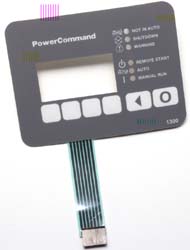 Micro motion membrane switch used in outdoor power generating equipment