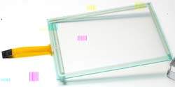 Transparent touch screen used over LCD modules